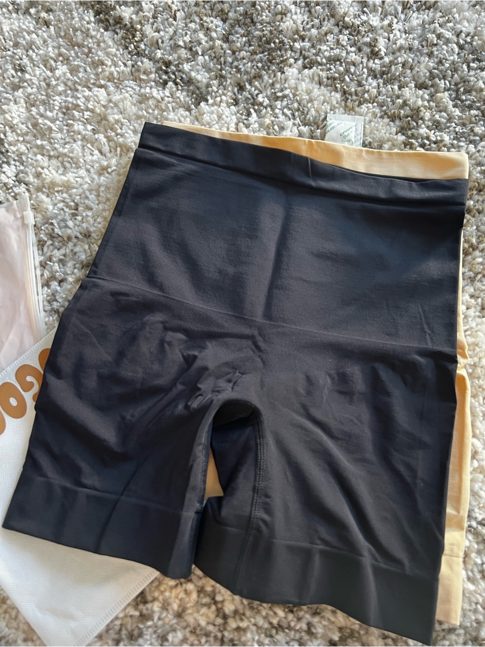 High-Waist Shaping Shorts Pack - Nude & Black Seamless Shapewear - Picture 6 of 11